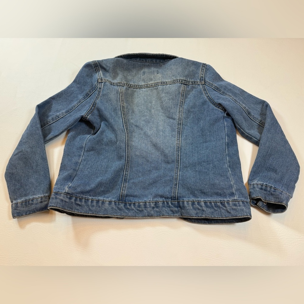 Tommy Bahama Blue Denim Kids Jacket Girls Size 10 (bin P) - Picture 2 of 7